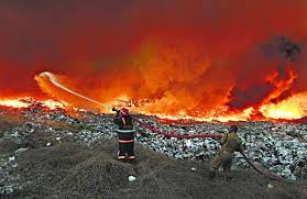 Brahmapuram waste plant fire and Its Effect on Human Life.